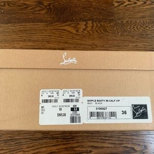 Authentic Christian Louboutin booty